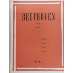 RICORDI - Beethoven Sonata "pastorale" Op.28 Per Pianoforte