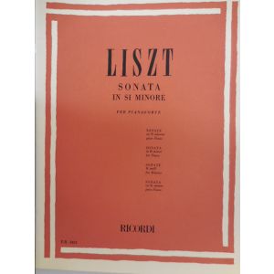 RICORDI - Liszt Sonata In Si Minore Per Pianoforte