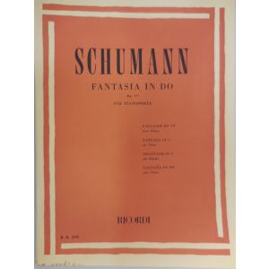 RICORDI - Schumann Fantasia In Do Op.17 Per Pianoforte