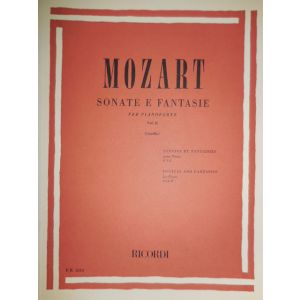 RICORDI - Mozart Sonate E Fantasie Per Pianoforte Vol. II