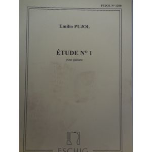 ESCHIG - E.Pujol Etude n.1 Pour Guitare