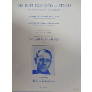 LEDUC - M.Mule Dix Huit Exercices Ou Etudes Pour Saxophone