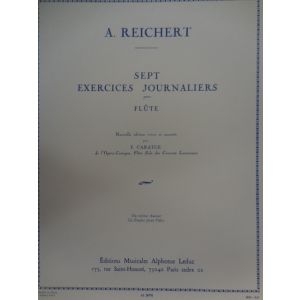 LEDUC - A.Reichert 7 Exercises Journaliers Pour Flute