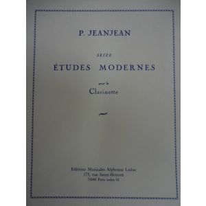 LEDUC - P.Jeanjean 16 Etudes Modernes Pour La Clerinette