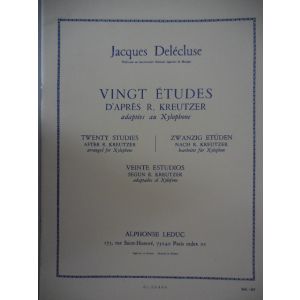 LEDUC - J.Delecluse 20 Etudes Adaptees Au Xylophone
