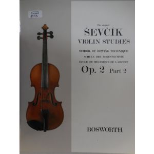 BOSWORTH - Sevcik Violin Studies Op 2 Part 2
