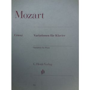 G.HENLE VERLAG - Mozart Variationen Fur Klavier