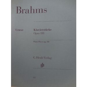 G.HENLE VERLAG - Brahms Klavierstucke Op 118