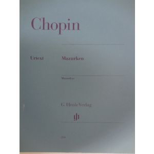 G.HENLE VERLAG - Chopin Mazurche Per Pianoforte