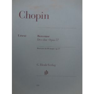 G.HENLE VERLAG - Chopin Berceuse In D Major Op 57 Per P/f
