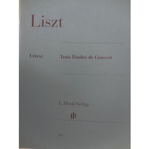 G.HENLE VERLAG - Liszt Trois Etudes De Concert Per Pianoforte