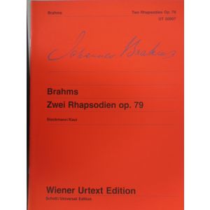 SCHOTT - Brahms Zwei Rhapsodien Op.79
