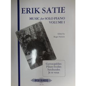EDITION PETERS - E.Satie Music For Solo Piano Vol.i