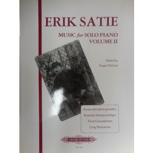 EDITION PETERS - E.Satie Music For Solo Piano Vol.ii