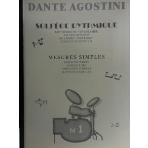 D.AGOSTINI - Solfege Rythmique Mesures Simples N