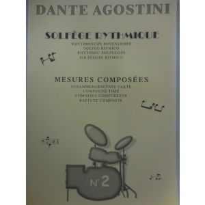 D.AGOSTINI - Solfege Rythmique Mesures Composees