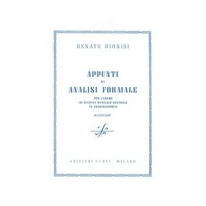 CURCI - R.Dionisi Appunti Di Analisi Formale (esame In Con