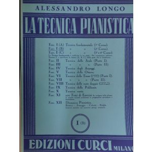 CURCI - A.Longo La Tecnica Pianistica I B