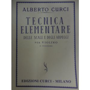 CURCI - A.Curci Tecn. Elem. Delle Scale E Arpeggi Per Viol