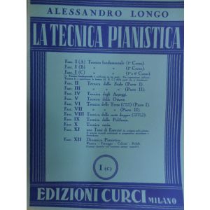 CURCI - A.Longo La Tecnica Pianistica I (C)