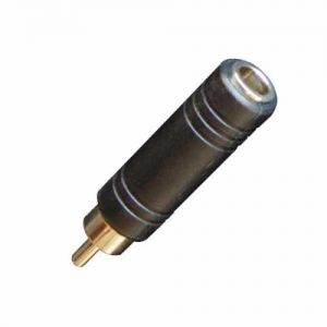 BESPECO - Adattatore Da Spina Rca A Presa I 6,3 Mm. Mono.