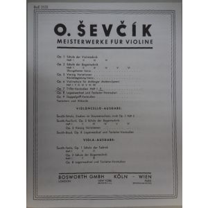 BOSWORTH - O.Sevcik Meisterwerke Fur Violine