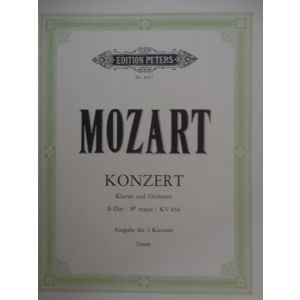EDITION PETERS - Mozart Konzert Klavier /orchester Kv 450