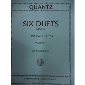 INTERNATIONAL MUSIC COMPANY - Quantz Six Duets Op 2 For Two Flutes Vol. I