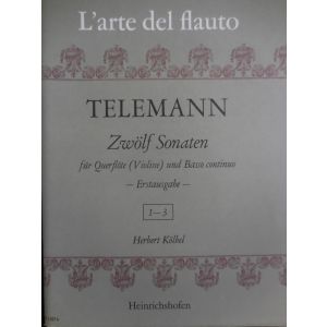 EDIZIONI MUSICALI RIUNITE - Telemann L'arte Del Flauto Violino E Basso Continu