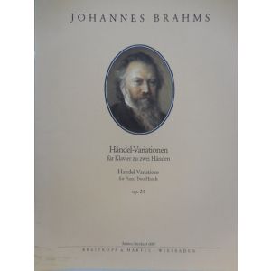 EDITION BREITKOPF - Brahms Variationen Und Fuge Fur Klavier Zu Zwei Ha