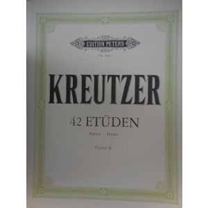 EDITION PETERS - Kreutzer 42 Etuden Violine II