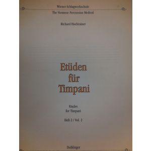 EDIZIONI MUSICALI RIUNITE - R.Hochrainer Etuden Fur Timpani Heft 2 Vol.2