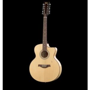 HOFNER - HaJc05-12et Jumbo Cutaway Chitarra Acustica Elettrificata 12 corde