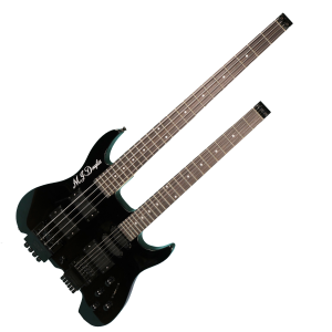 M.J.DOUGLAS - Chitarra Elettrica Doppio Manico Mjdm10 Black