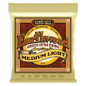 ERNIE BALL - 2003 - Earthwood Medium Light 12/54 muta per chitarra acustica