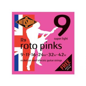 ROTOSOUND - R9 Roto Pinks 09-042 muta per chitarra elettrica super light
