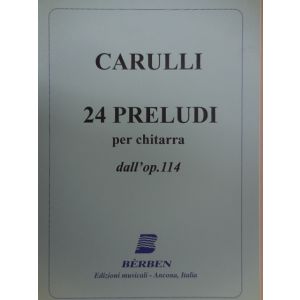 BERBEN - Carulli 24 Preludi Op.114 Per Chitarra