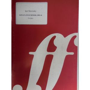 EDIZIONI MUSICALI RIUNITE - I.Stravinsky Sonata In F Minor For Piano