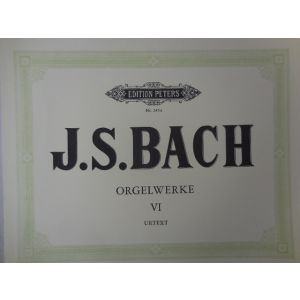 EDITION PETERS - J.S.Bach Orgelwerke VI