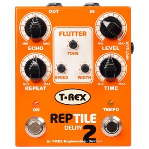 T-REX - Reptile II delay (con Tap/tempo) effetto a pedale per chitarra elettrica